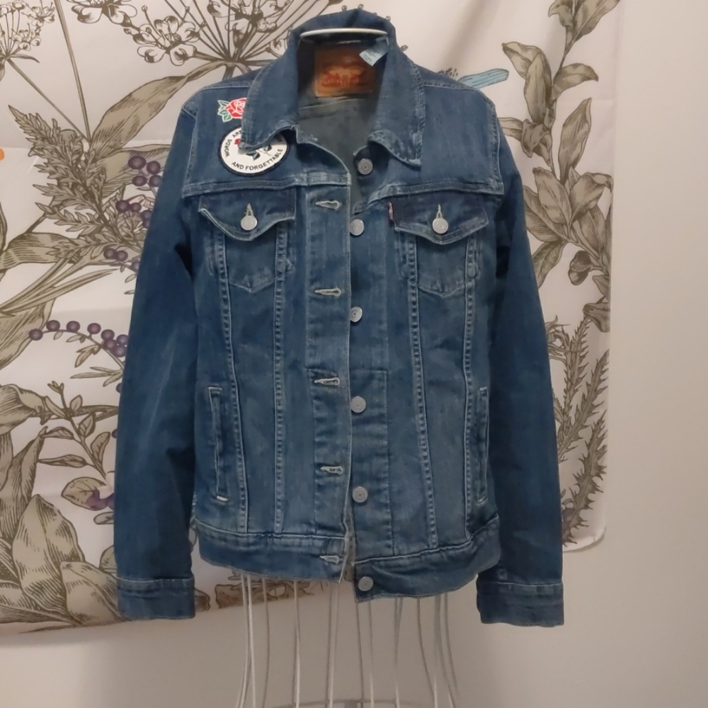 Levi Strauss Denim Jacket with Patches